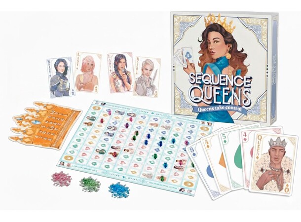 Sequence Queens Brädspel Svensk utgåva 