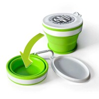 Silicone Collapsible Cup 170ml Green Stuff World