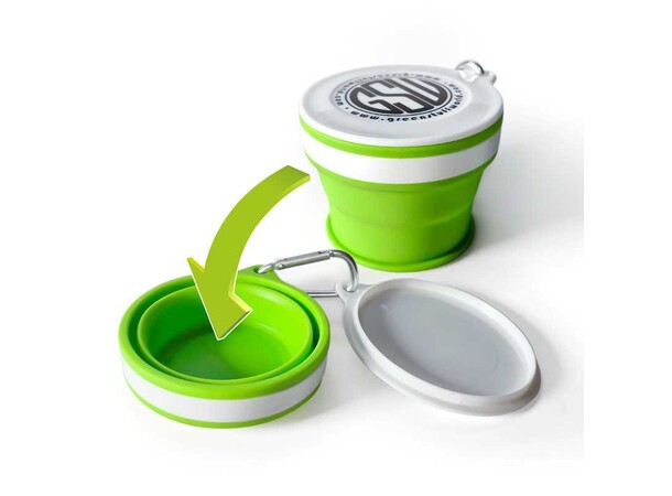 Silicone Collapsible Cup 170ml Green Stuff World 