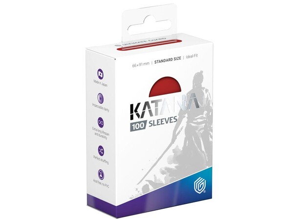 Sleeves Katana Rising Sun x100 66x91 Ultimate Guard Kortbeskytter/DeckProtect 