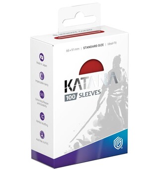 Sleeves Katana Rising Sun x100 66x91 Ultimate Guard Kortbeskytter/DeckProtect