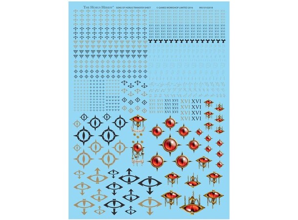 Sons of Horus Legion Transfer Sheet The Horus Heresy 