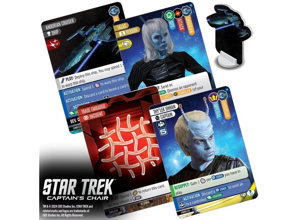 Star Trek Captains Chair Brettspill 