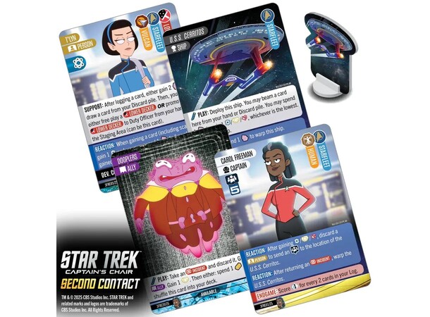 Star Trek Captains Chair Second Contact Utvidelse til Star Trek Captain's Chair 