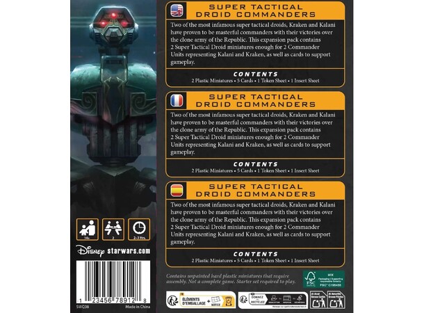 Star Wars Legion Super Tactical Droid Commanders 