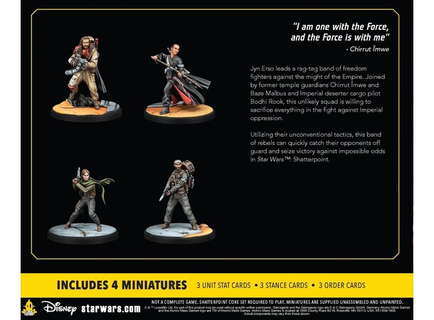 Star Wars Shatterpoint This is Rogue One Squad Pack til Star Wars Legion 