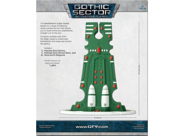 Terreng Eldar Soul Shrine Battlefield in a Box - Gothic Sector 