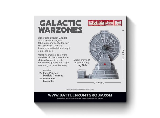 Terreng Rebel Outpost Particle Cannons Battlefield in a Box - Galactic Warzones 