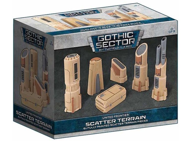 Terreng Scatter Terrain Battlefield in a Box - Gothic Sector 