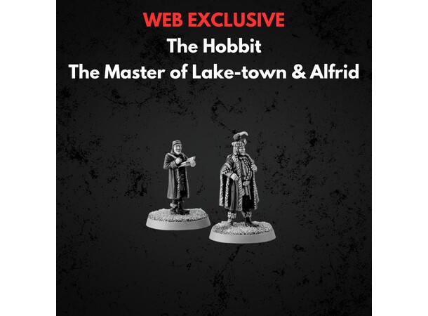 The Master of Lake-town & Alfrid Middle-earth Strategy Battle Game 