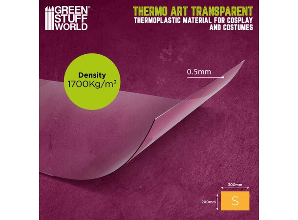 ThermoArt Transparent 200x300mm 0.5mm Green Stuff World 