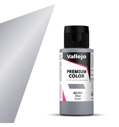 Vallejo Premium Steel 60ml Premium Airbrush Color