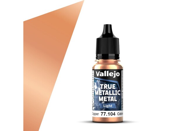 Vallejo True Metallic Light Ancient Copper - True Metallic Metal 