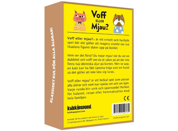 Voff eller mjau - SVENSK 