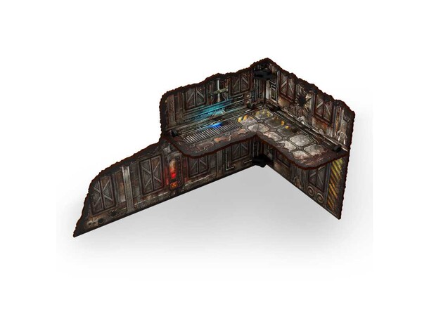 WTC Terrain Two-Story Ruin Sci-Fi Green Stuff World 