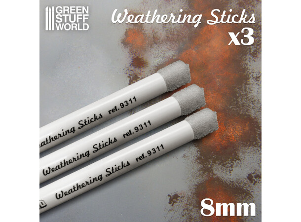 Weathering Sticks 8mm Green Stuff World 