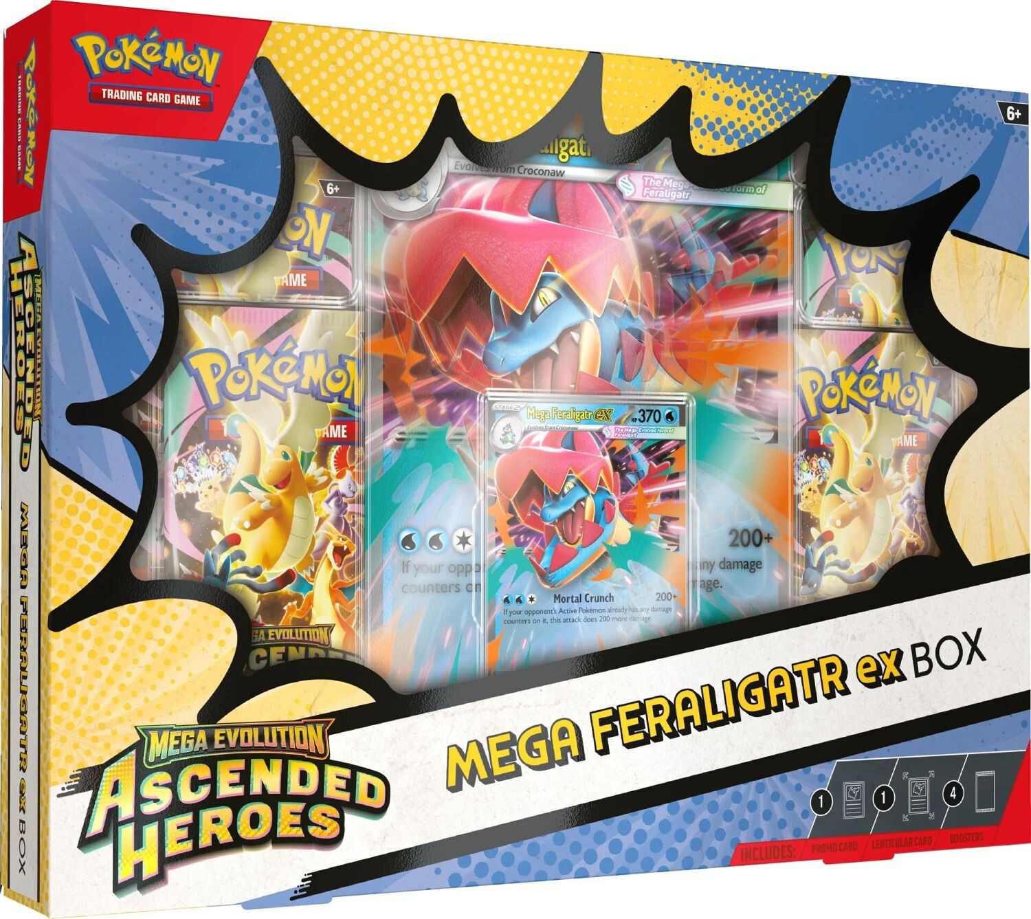 Pokemon Ascended Heroes Mega Feraligatr ex Box