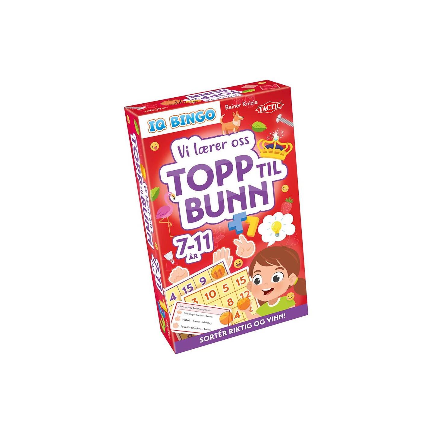 Vi lærer oss topp til bunn Spørrespill Norsk utgave