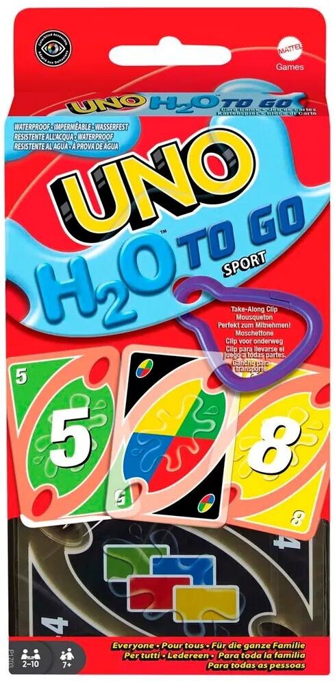 UNO H2O to Go Sport Kortspill Norsk utgave