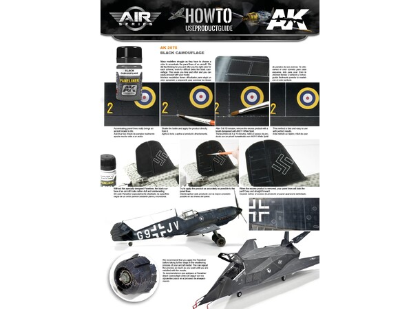 AK Panel Liner - Black 35ml 