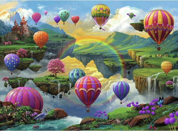 Air Balloon Valley 500 bitar Pussel Ravensburger Puzzle 