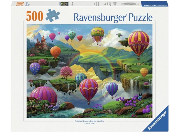 Air Balloon Valley 500 bitar Pussel Ravensburger Puzzle 