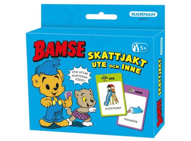 Bamse Skattjakt ute och inne - SVENSK 