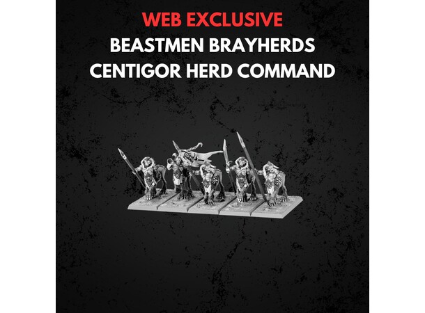 Beastmen Brayherds Centigor Herd Command Warhammer The Old World 