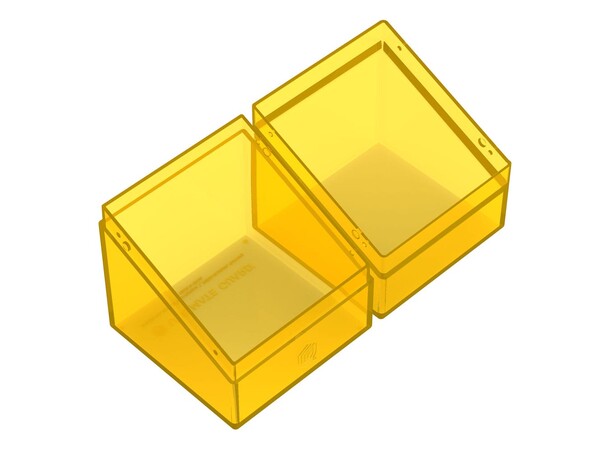 Boulder 100+ Clear Amber Ultimate Guard Card Box 