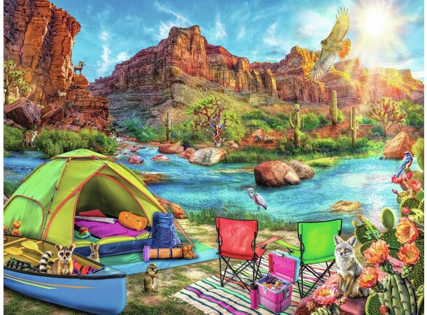 Canyon Camping 1500 biter Puslespill Ravensburger Puzzle 