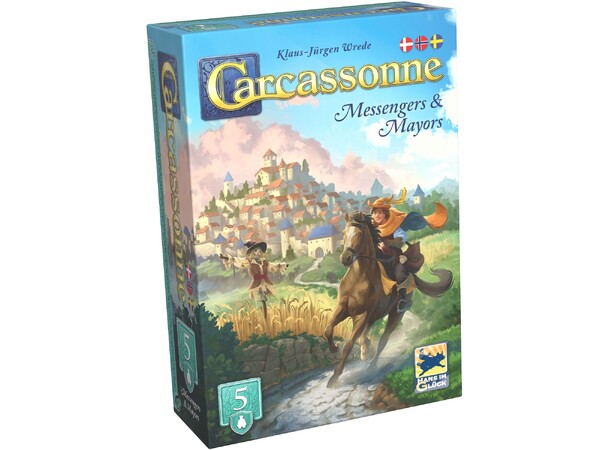 Carcassonne Messengers & Mayors Exp Norsk utgave 