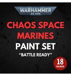 Chaos Space Marines Paint Set Warhammer 40K - Battle Ready