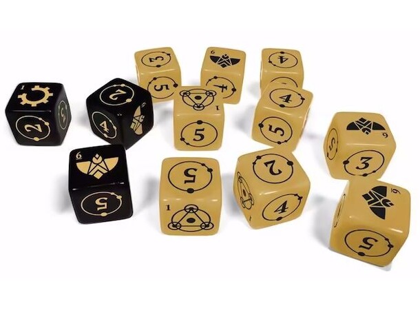 Coriolis RPG Great Dark Core Dice Set 