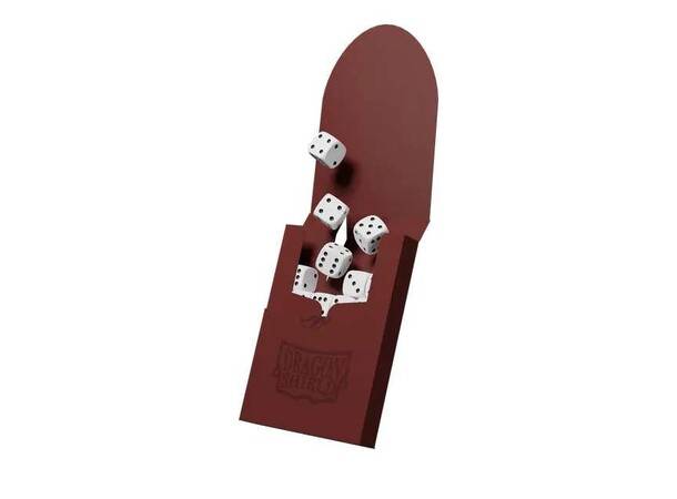 Cube Shell - Blood Red - 8 stk Dragon Shield 