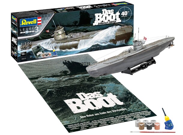 Das Boot Collectors Edition 40th Anniv. Revell 1:144 Byggesett 