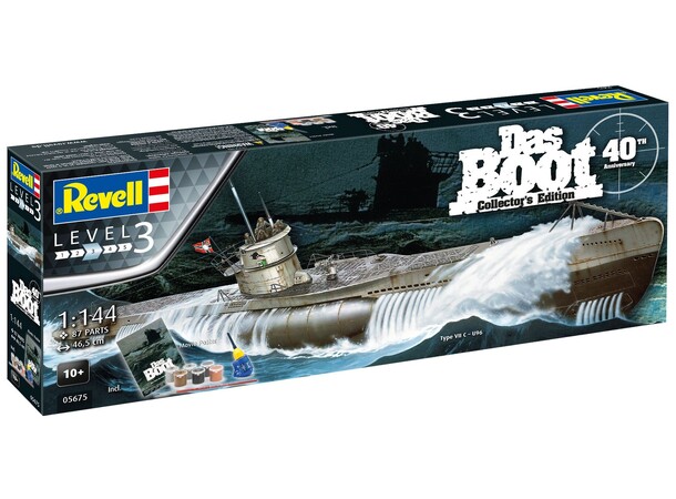 Das Boot Collectors Edition 40th Anniv. Revell 1:144 Byggesett 