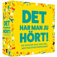 Det har man ju hört Partyspel Svensk utgåva
