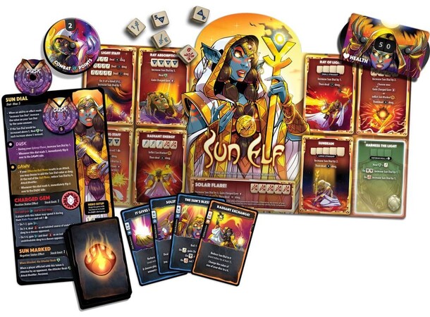 Dice Throne Sun Elf Hero Pack Utvidelse til Dice Throne 