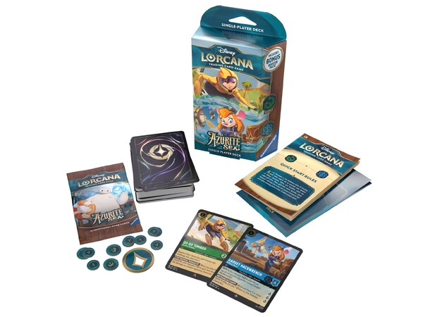 Disney Lorcana Azurite Sea Starter B Starter Deck - Emerald & Sapphire