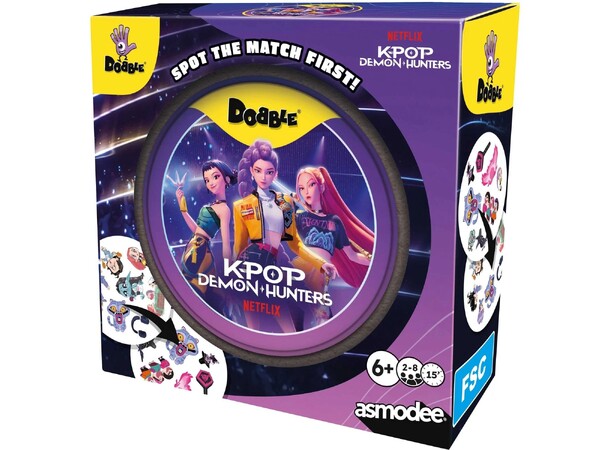 Dobble KPop Demon Hunters Brettspill Norsk utgave 