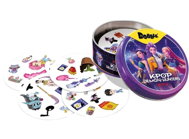 Dobble KPop Demon Hunters Brädspel Svensk utgåva 