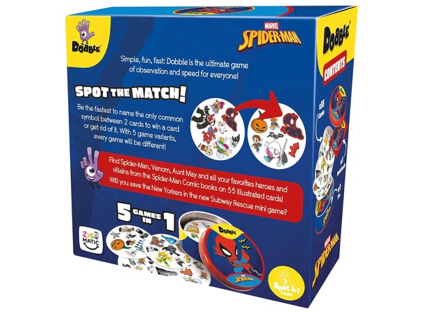 Dobble Marvel Spiderman Brettspill 
