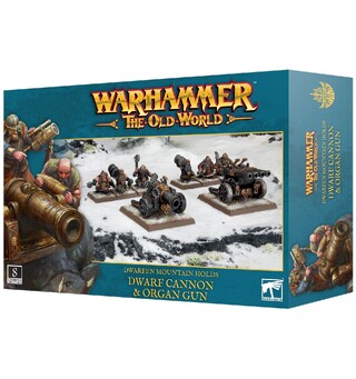 Dwarfen Mountain Holds Dwarf Cannon Organ Gun - Warhammer The Old World