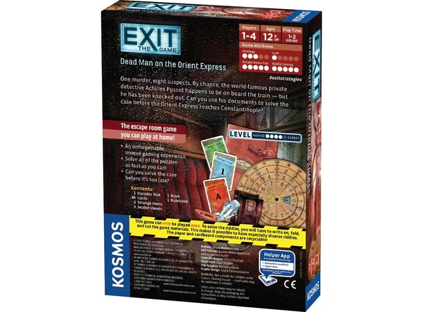 EXIT Dead Man Orient Express Brettspill 