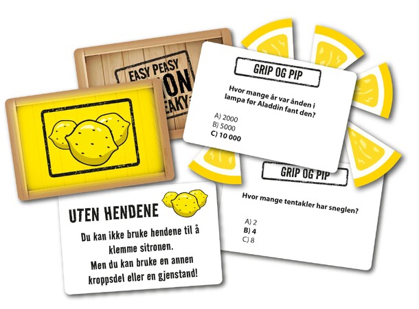 Easy Peasy Lemon Squeaky Partyspill Norsk utgave 