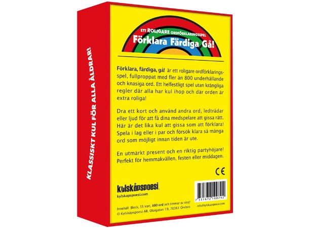 Förklara Färdiga Gå - SVENSK 