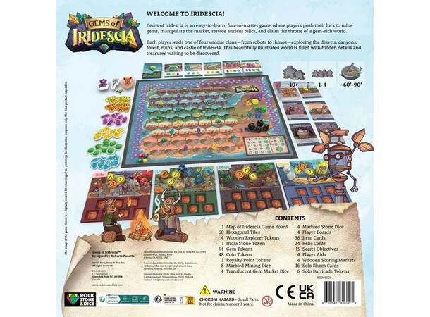 Gems of Iridescia Brettspill Standard Edition 