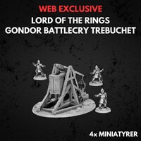 Gondor Battlecry Trebuchet Middle-earth Strategy Battle Game