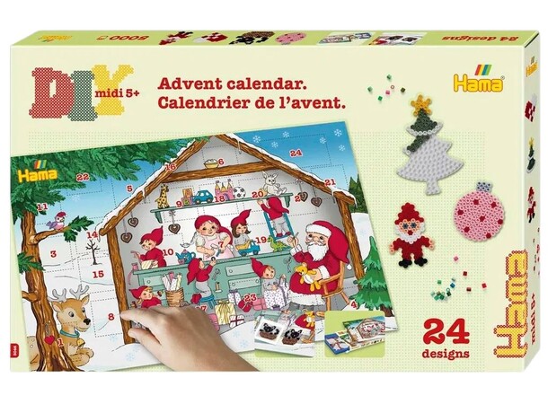 Hama Midi Julekalender 2025 Advent Calendar 