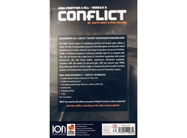 High Frontier 4 All Conflict Expansion Expansion till High Frontier 4 All 